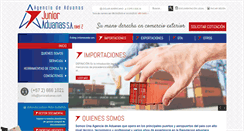 Desktop Screenshot of junioraduanas.com